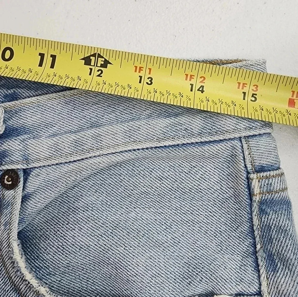 Agolde Riley High rise Straight Crop jean in Clear skies sz 29 NWT light wash - Picture 13 of 16